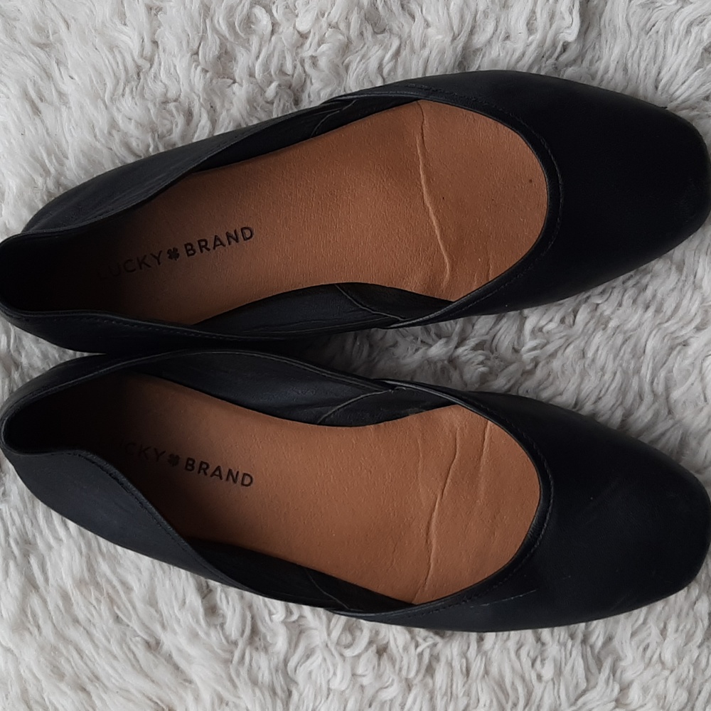 **Lucky Brand Adoura Soft Leather Ballet Flat US 9.5